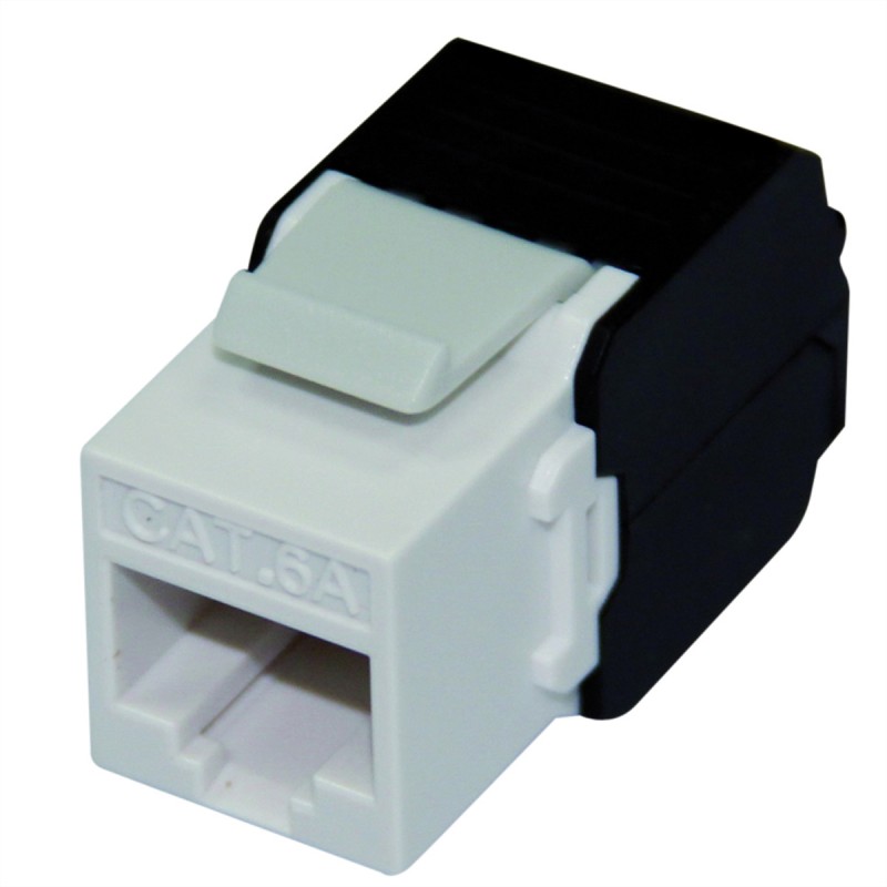 1 pcs - Roline RJ45 Keystone Jack Series Female RJ45 Connector, Keystone Mount, Cat6a