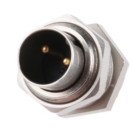 50 pcs - binder Circular Connector, 2 Contacts, Panel Mount, M9 Connector, Socket, Male, IP40, 711 Series