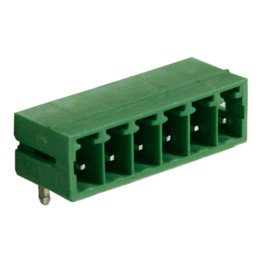 10 pcs - RS PRO 3.81mm Pitch 6 Way Right Angle Pluggable Terminal Block, Header, Through Hole, Solder Termination