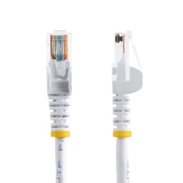 1 pcs - StarTech.com Cat5e Male RJ45 to Male RJ45 Ethernet Cable, U/UTP, White PVC Sheath, 3m, CM Rated