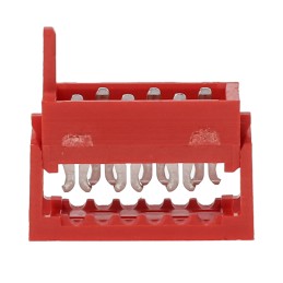 125 pcs - TE Connectivity 6-Way IDC Connector Plug for Cable Mount, 2-Row