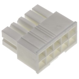 5 pcs - Molex, Mini-Fit Jr Female Connector Housing, 4.2mm Pitch, 10 Way, 2 Row