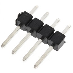 250 pcs - HARWIN M20 Series Straight Through Hole Pin Header, 4 Contact(s), 2.54mm Pitch, 1 Row(s), Unshrouded