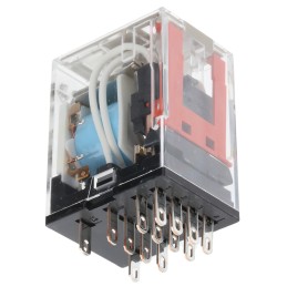 1 pcs - Omron Plug In Power Relay, 48V dc Coil, 5A Switching Current, 4PDT