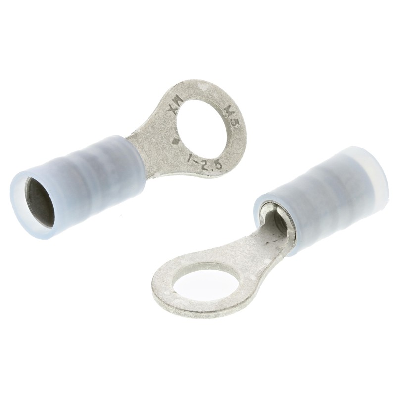 1 Bag of 1000 - Molex, Avikrimp Insulated Ring Terminal, M5 Stud Size, 1mm² to 2.5mm² Wire Size