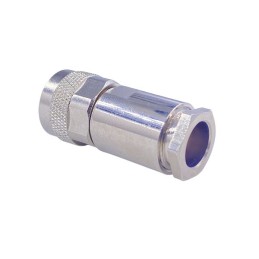 1 pcs - RS PRO, Plug Cable Mount N Connector, 50Ω, Clamp Termination, Straight Body