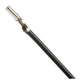 10 pcs - Molex Female CLIK-Mate 1.25mm to Female CLIK-Mate 1.25mm Crimped Wire, 150mm, 28AWG, Black