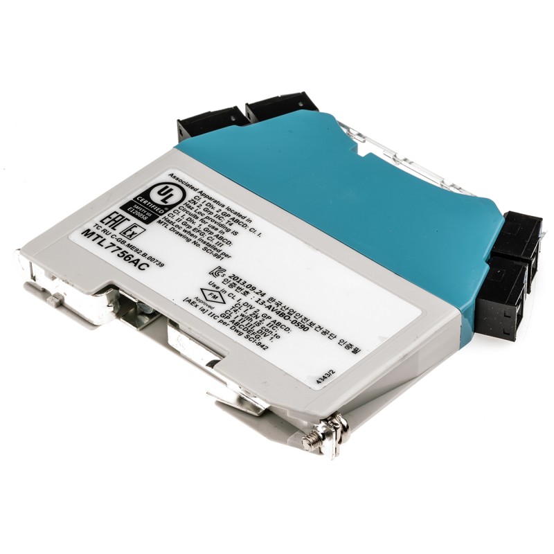 1 pcs - Eaton 3 Channel Zener Barrier, Intrinsic Safety Barrier, RTD, Thermocouple Input, ATEX