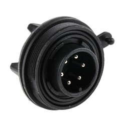 1 pcs - Bulgin Circular Connector, 6 Contacts, Panel Mount, Plug, Male, IP68, Standard Buccaneer Series