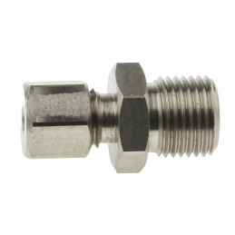 1 pcs - RS PRO In-Line Thermocouple Compression Fitting for Use with Thermocouple, M16, 4.5mm Probe