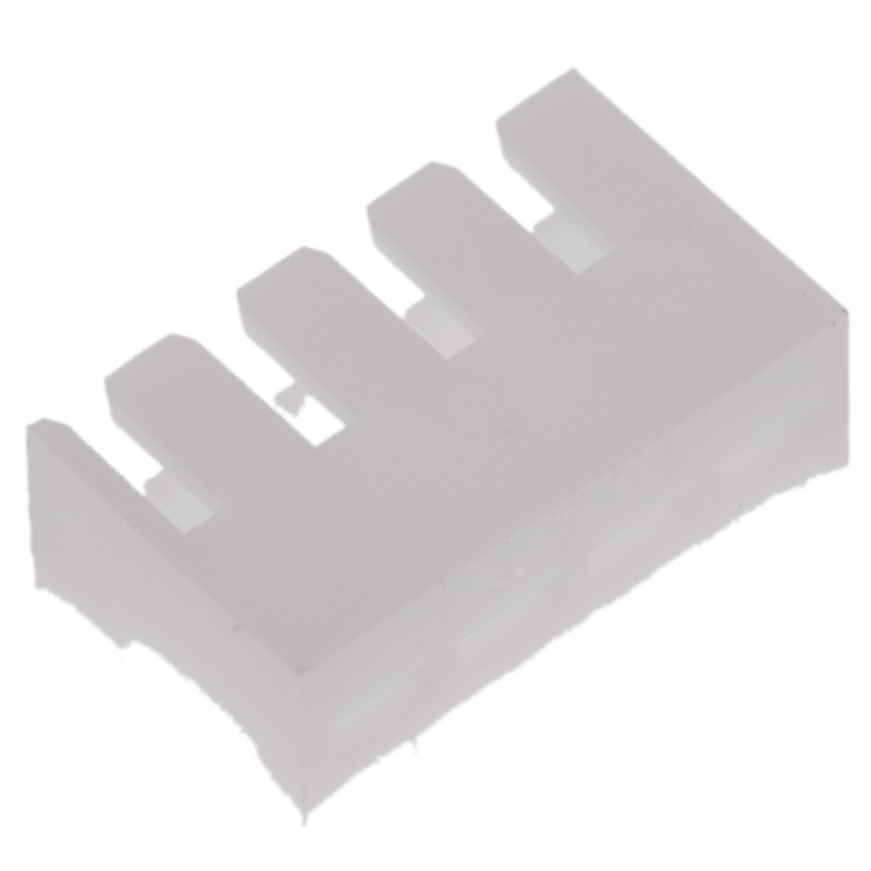 10 pcs - JST, SJN Male Connector Housing, 2mm Pitch, 4 Way, 1 Row Side Entry