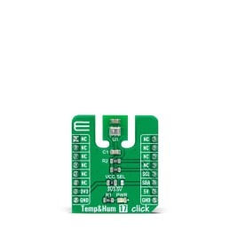 1 pcs - MikroElektronika Temp&Hum 17 Click Temperature & Humidity Sensor Add On Board for HS3001 mikroBUS socket