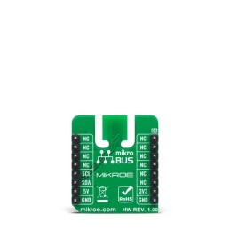 1 pcs - MikroElektronika Temp&Hum 17 Click Temperature & Humidity Sensor Add On Board for HS3001 mikroBUS socket