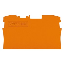 10 pcs - Wago TOPJOB S, 2004 Series End and Intermediate Plate for Use with 2004 Series Terminal Blocks