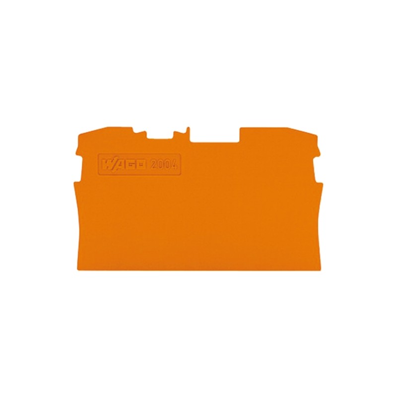 10 pcs - Wago TOPJOB S, 2004 Series End and Intermediate Plate for Use with 2004 Series Terminal Blocks