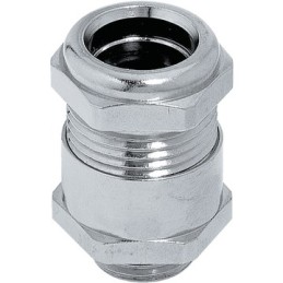 1 Bag of 5 - Lapp Nickel Plated Brass Cable Gland Kit, M25 Thread, 15.8mm Min, 17.8mm Max, IP68
