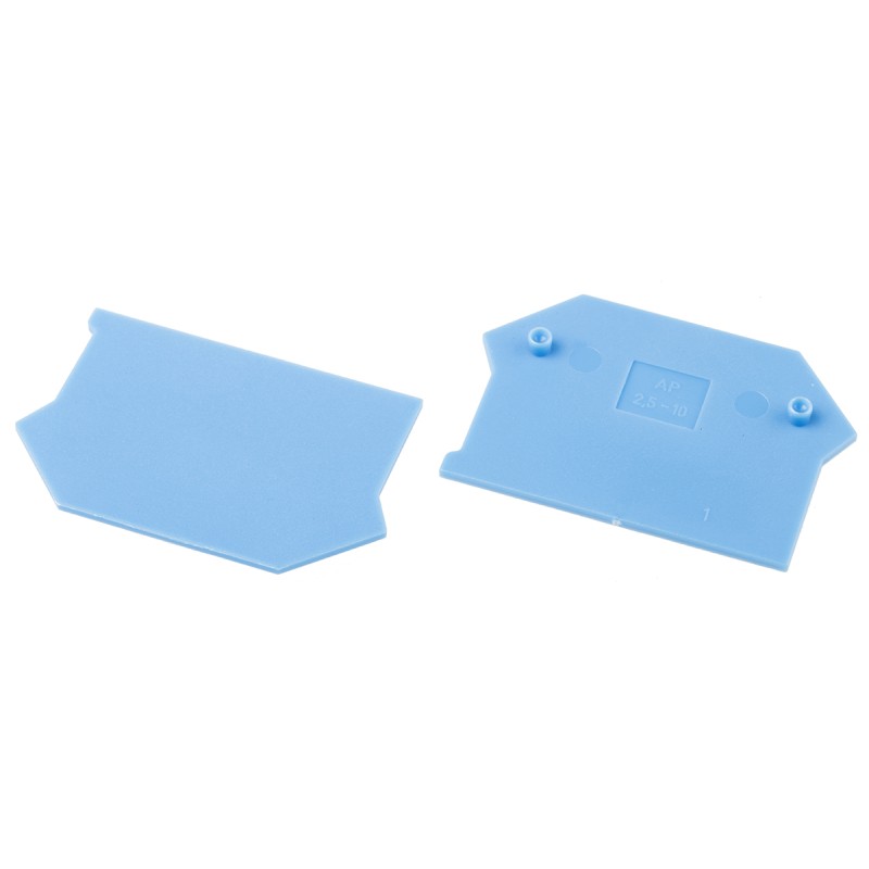 10 pcs - RS PRO End Cover for Use with FF Series, RK Series, Series, SF Series, SRK Series, TSK