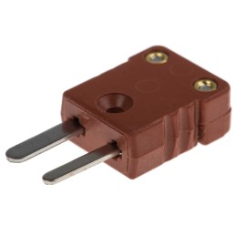 1 pcs - RS PRO High Temperature Thermocouple Connector for Use with Type J Thermocouple, Miniature Size, IEC Standard