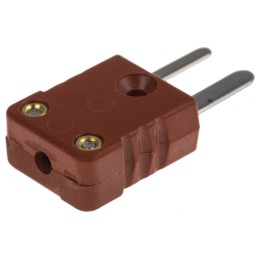 1 pcs - RS PRO High Temperature Thermocouple Connector for Use with Type J Thermocouple, Miniature Size, IEC Standard