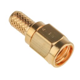 1 pcs - RS PRO, jack Cable Mount SMA Connector, Crimp Termination, Straight Body