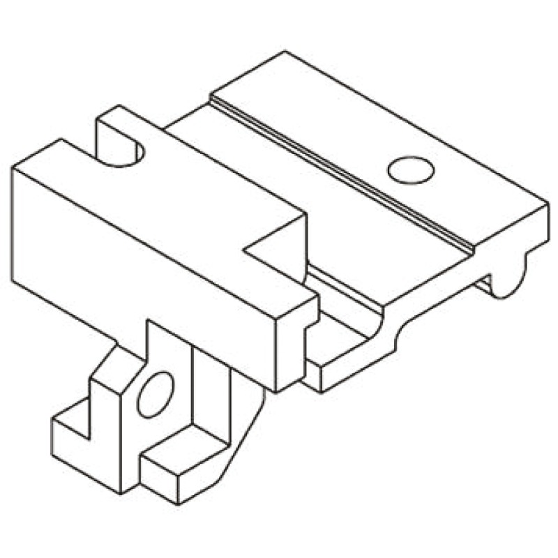 50 pcs - HARTING, 09 06 Fixing Bracket for use with DIN 41612 Connector
