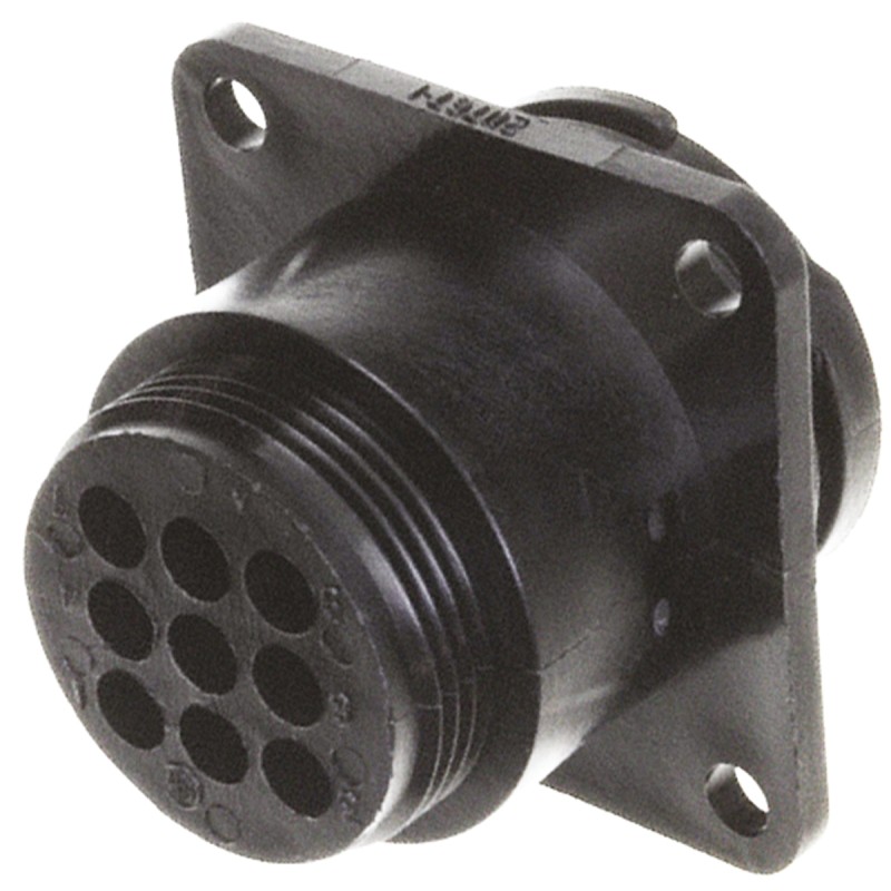 1 pcs - TE Connectivity Circular Connector, 9 Contacts, Panel Mount, Plug, Male