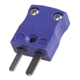1 pcs - RS PRO In-Line Thermocouple Connector for Use with Type E Thermocouple, Miniature Size, ANSI Standard