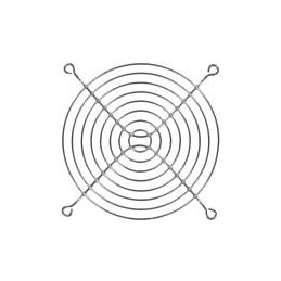 1 pcs : 08130 - Fan Accessories 120mm Wire Form Fan Guard, Bright Nickel Chrome Finish