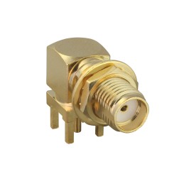 1 pcs - TE Connectivity, jack PCB Mount SMA Connector, Through Hole Termination, Straight Body