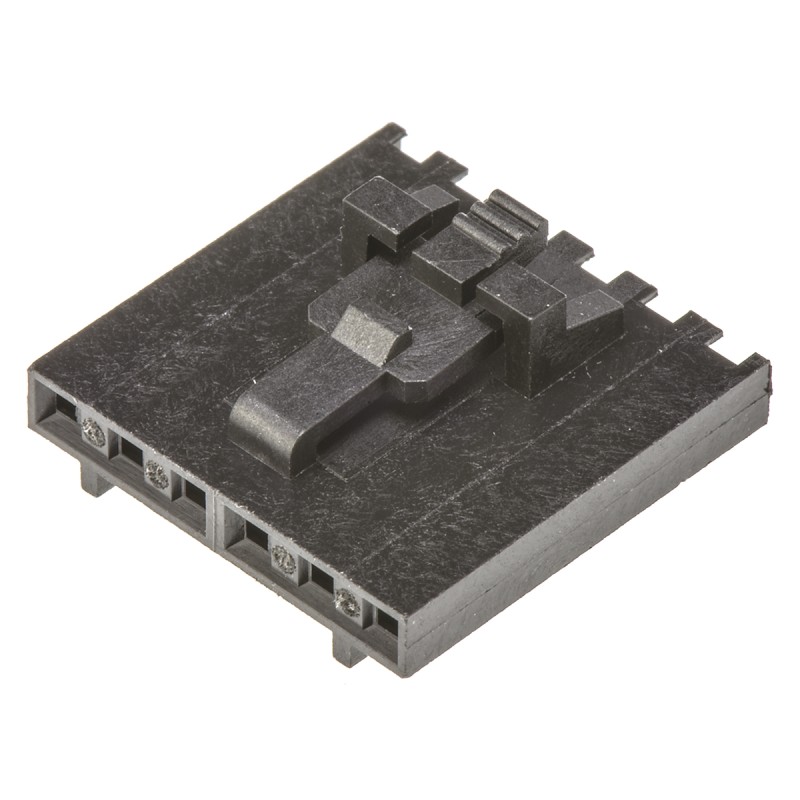 10 pcs - Molex, SL Female Connector Housing, 2.54mm Pitch, 6 Way, 1 Row