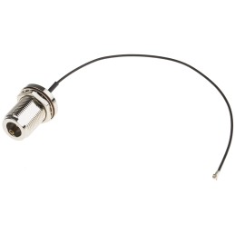 1 pcs - RS PRO Male N Type to Female U.FL Coaxial Cable, 200mm, RF Coaxial, Terminated