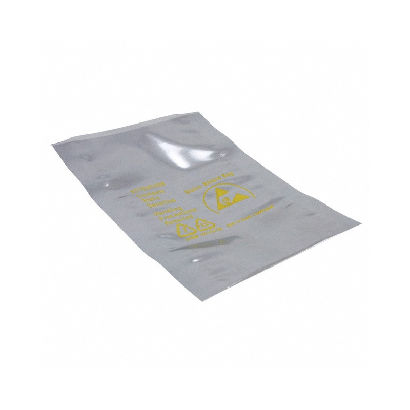 1 pcs : SCS 10024 - Static Shielding Bag &lt10nJ Energy Shielding Silver 2' (50.8mm) X 4' (101.6mm)