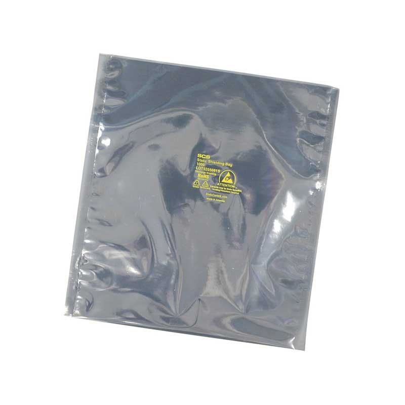 1 pcs : SCS 10023 - Static Shielding Bag &lt10nJ Energy Shielding Silver 2' (50.8mm) X 3' (76.2mm)