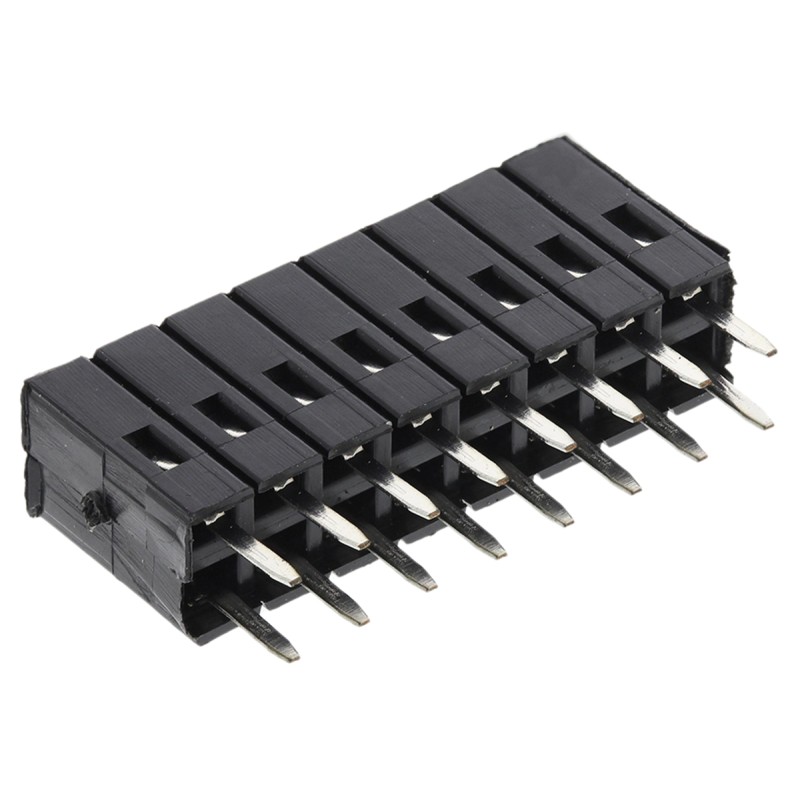 10 pcs - RS PRO Straight Through Hole Mount PCB Socket, 16-Contact, 2-Row, 2.54mm Pitch, Solder Termination