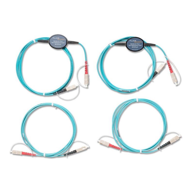 1 pcs - Fluke Networks Test Reference Cord Kit for Certifiber® Pro Optical Loss Test Set, SC Terminated Fiber, MRC-50EFC-SCSCKIT
