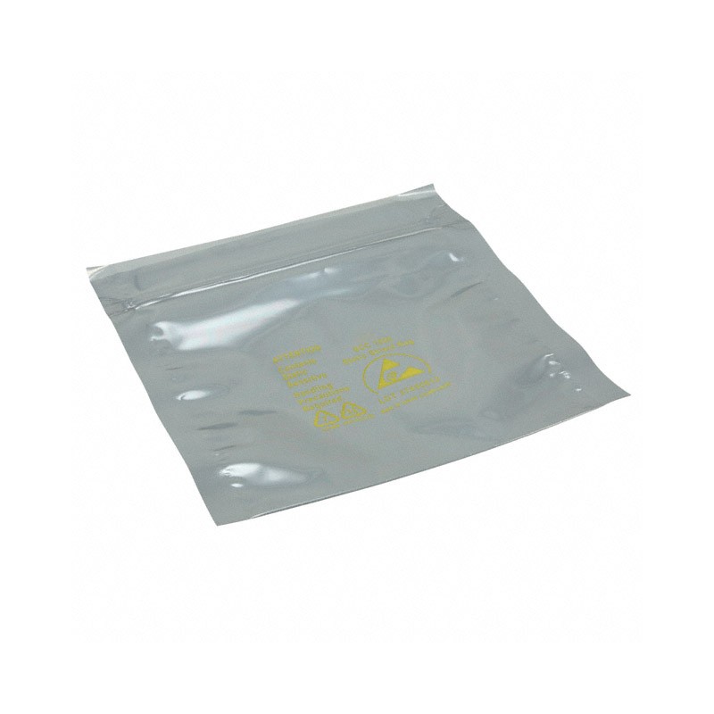 1 pcs : SCS 30044 - Static Shielding Bag &lt10nJ Energy Shielding Silver 4' (101.6mm) X 4' (101.6mm)