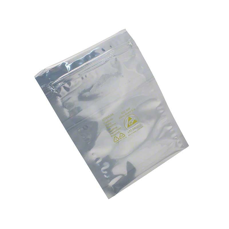 1 pcs : SCS 30046 - Static Shielding Bag &lt10nJ Energy Shielding Silver 4' (101.6mm) X 6' (152.4mm)