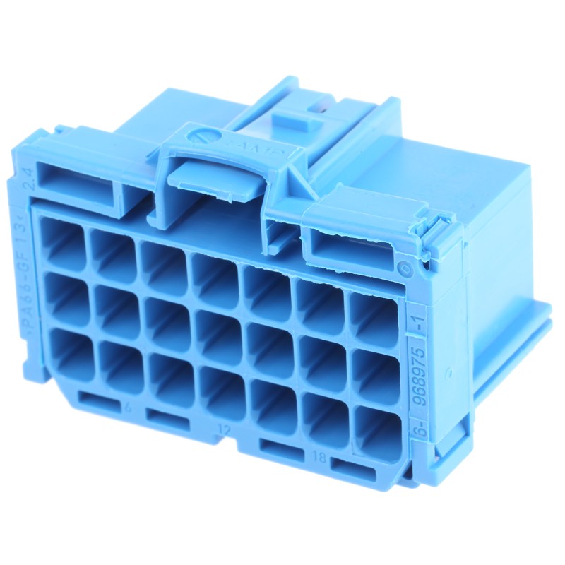 1 pcs - TE Connectivity, AMP MCP 2.8 Automotive Connector Socket 21 Way