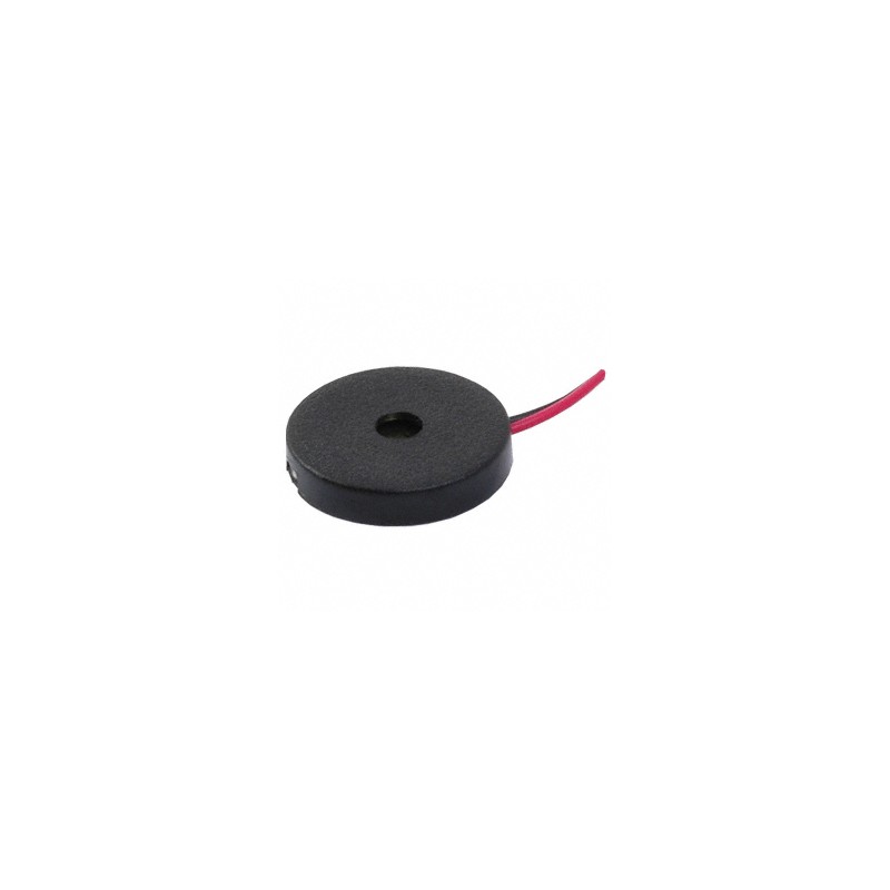 1 pcs : CPE-163 - Buzzers Transducer, Externally Driven Piezo 10 V 10mA 80dB @ 10V, 10cm Custom Wire Leads