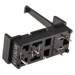 1 pcs - Omron 5 Pin 250V ac PCB Mount Relay Socket, for use with 1 Pole G2R Series