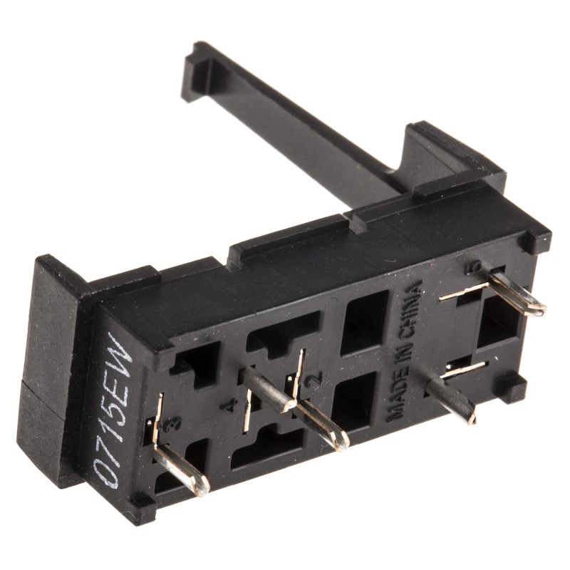1 pcs - Omron 5 Pin 250V ac PCB Mount Relay Socket, for use with 1 Pole G2R Series