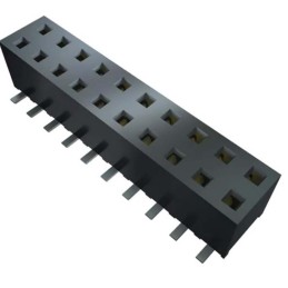 1 pcs - Samtec MMS Series Straight Surface Mount PCB Socket, 24-Contact, 2-Row, 2mm Pitch, Solder Termination