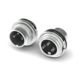 1 pcs - RS PRO 3 Pole Din, 4A, 100 V IP40, Screw Lock, Male, Panel Mount