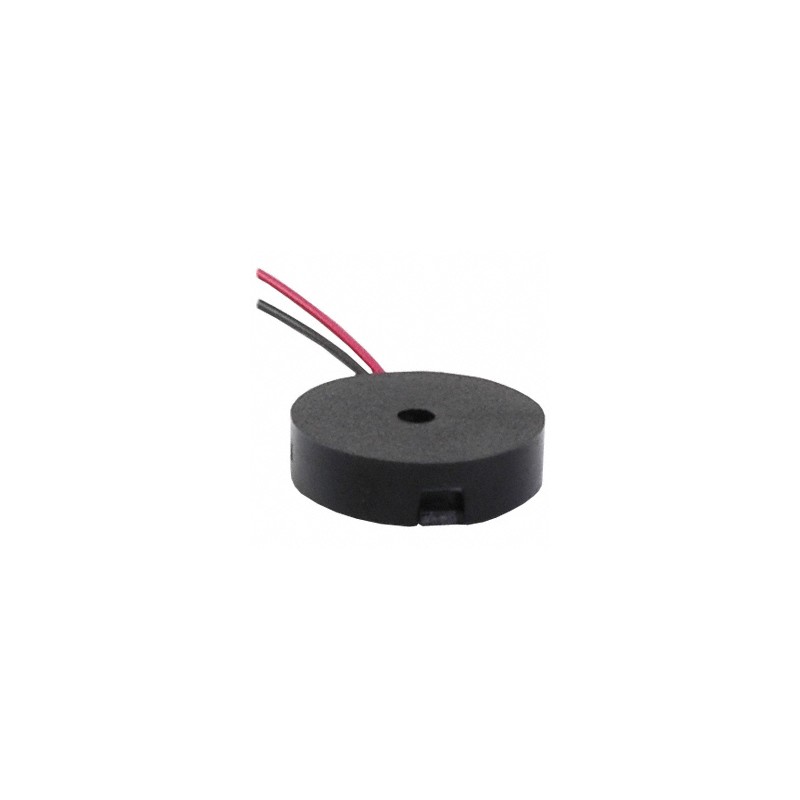 1 pcs : CPE-165 - Buzzers Transducer, Externally Driven Piezo 10 V 11mA 85dB @ 10V, 10cm Custom Wire Leads