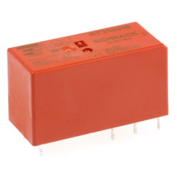 1 pcs - TE Connectivity PCB Mount Power Relay, 18V dc Coil, 16A Switching Current, SPDT