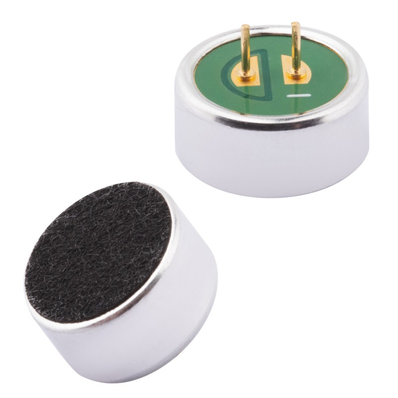 1 pcs : RMIC-110-10-9750-NS1 - 50 Hz ~ 10 kHz Analog Microphone Electret Condenser 1 V ~ 10 V Omnidirectional (-38dB ±3dB @ 94dB