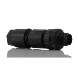 1 pcs - Phoenix Contact Circular Connector, 4 Contacts, Cable Mount, M12 Connector, Socket, Male, IP65, IP67, SACC Series