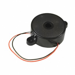 1 pcs : PT-2038WQ - Buzzers Transducer, Externally Driven Piezo 5 V 5mA 3.8kHz 90dB @ 5V, 10cm Panel Mount, Flange Wire Leads