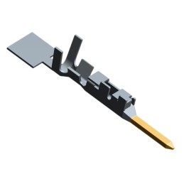 10 pcs - TE Connectivity Dynamic 1000 Series Male Crimp Terminal, 28AWG Min, 22AWG Max