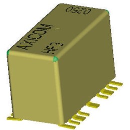 1 pcs - TE Connectivity PCB Mount High Frequency Relay, 5V dc Coil, 50Ω Impedance, SPDT